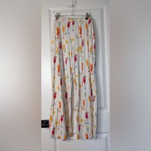 SOMA Wide Leg Cocktail Pajama Pants Size XL